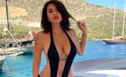 Şarkıcı Ebru Polat,  bikinili pozlara ara vermiyor