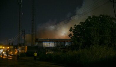 Ankara’da palet fabrikasında yangın başladı