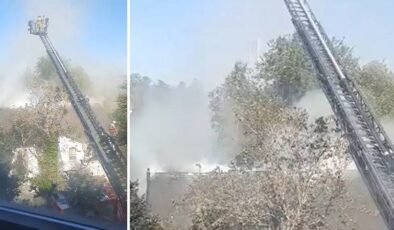 Boğaziçi Üniversitesi’ndeki korkutan yangın kontrol altına alındı