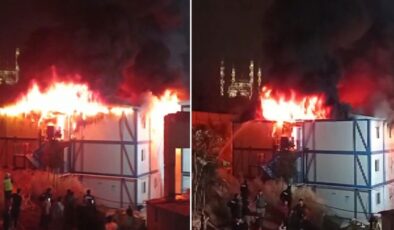 Ümraniye’de inşaatta yangın çıktı: 1 İşçi öldü, 3 işçi yaralandı