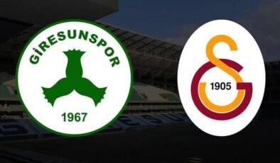 Lider rekor peşinde: Giresunspor – Galatasaray maçı saat kaçta, hangi kanalda? Maçı canlı izle