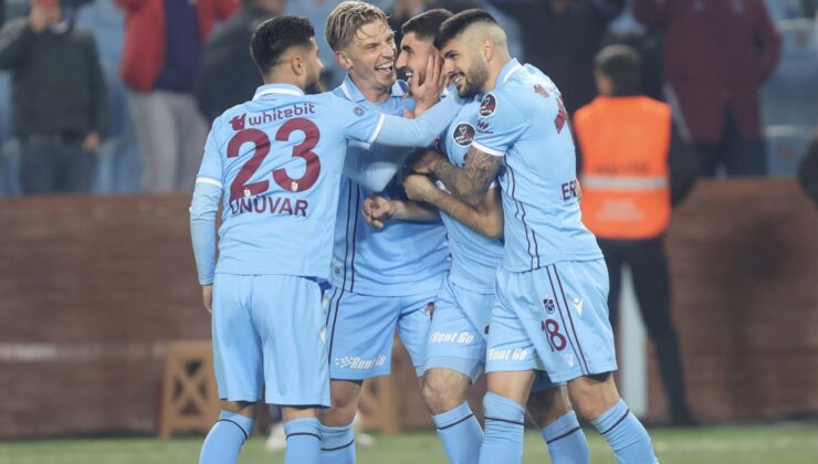 Trabzonspor, zirveyi bırakmadı