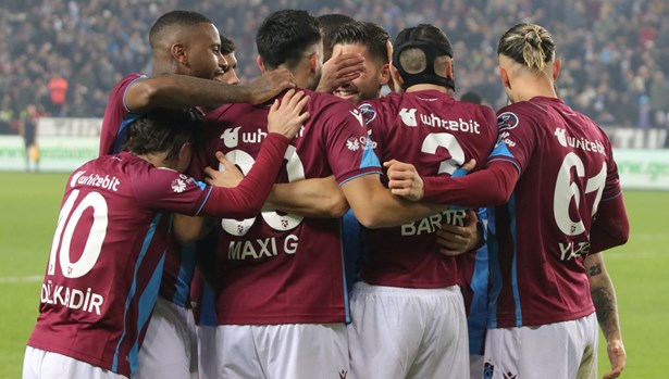 Trabzonspor, zayıf rakibi karşısında farka koştu