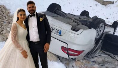 Düğün yolundaki kazada genç öğretmen Gamze Aras hayatını kaybetti