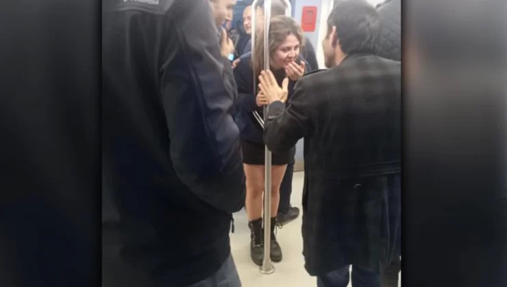 Ankara’ da ilginç olay: Kafası metroda sıkıştı