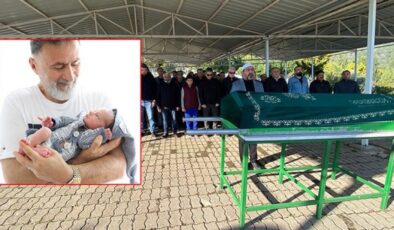Bebeği doğduğu gün ölen eğitimci toprağa verildi