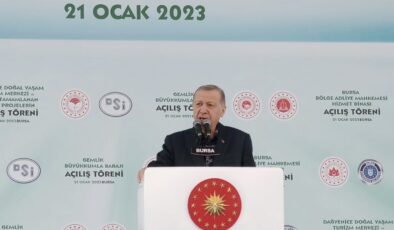 Cumhurbaşkanı Erdoğan, Bursa’ da toplu açılış töreninde konuştu