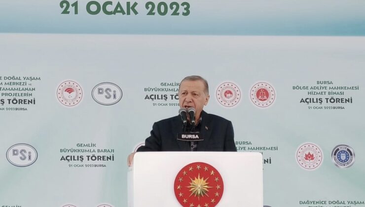 Cumhurbaşkanı Erdoğan, Bursa’ da toplu açılış töreninde konuştu
