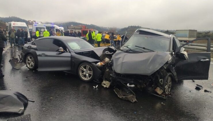 Kuzey Marmara Otoyolu’ nda feci kaza: 4 kişi öldü, 6 kişi yaralandı