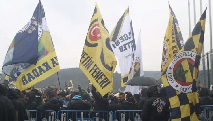 Binlerce Fenerbahçe taraftarı TFF’ yi protesto etti