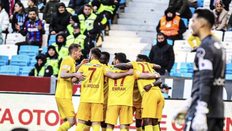 Kayserispor deplasmanda Trabzonspor’ u 4 golle devirdi