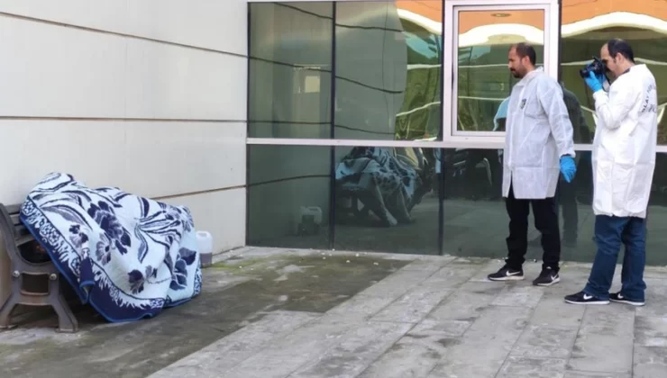 Hastane bahçesinde ölüm!