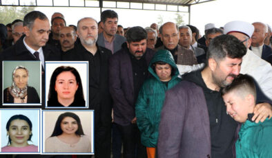 4 kader arkadaşı öğretmen son yolculuğa uğurlandı