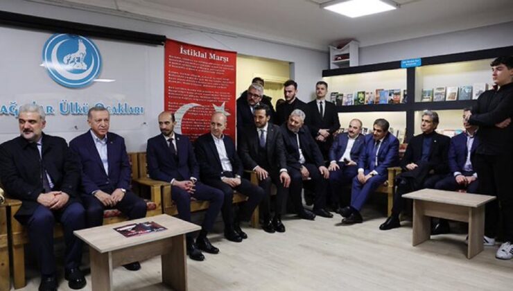 Cumhurbaşkanı Erdoğan’ dan Ülkü Ocağı ziyareti