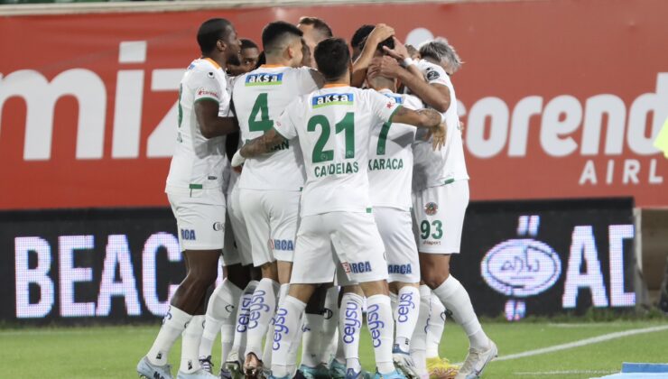 Alanyaspor 3 puanı tek golle aldı