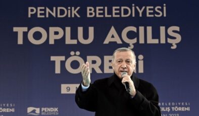 Cumhurbaşkanı Erdoğan, Pendik’ te toplu açılış töreninde konuştu