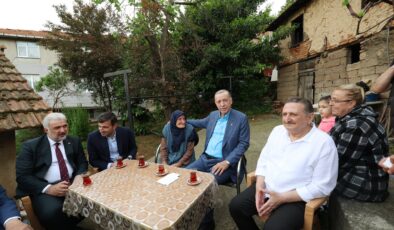 Cumhurbaşkanı Erdoğan, komşularını ziyaret etti
