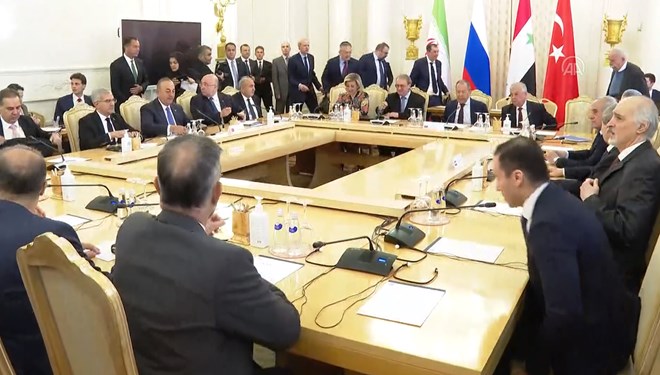 Moskova’ da 4’ lü Suriye toplantısı yapıldı