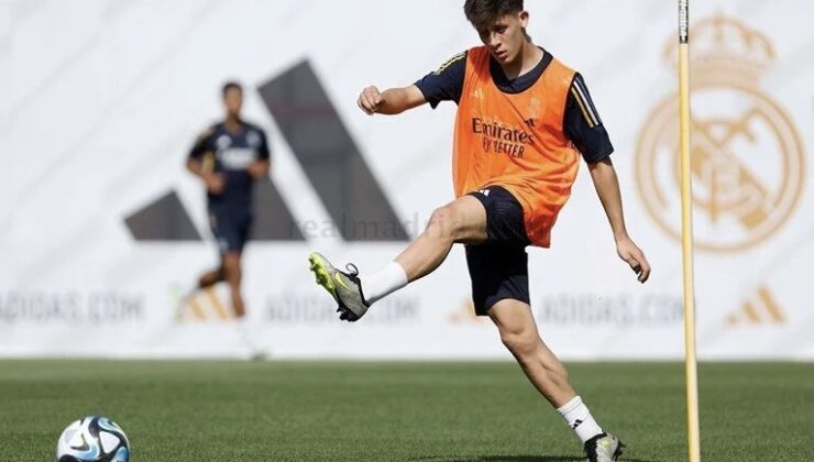 Arda Güler, Real Madrid’le ilk antrenmana çıktı