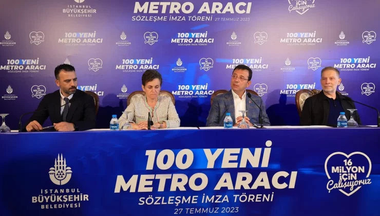 İBB 100 yeni metro aracı alıyor