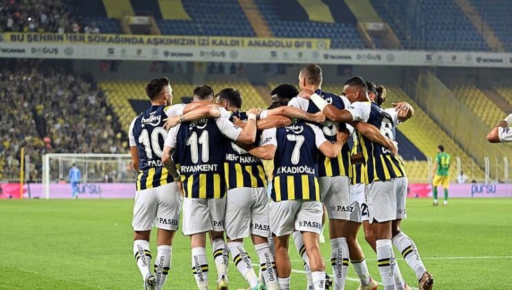 Fenerbahçe, zayıf rakibine gol yağdırdı