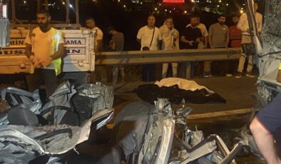 Çatalca TEM’de feci kaza: 4 kişi öldü, 4 kişi yaralandı