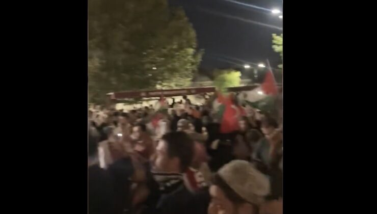 İstanbul’da Filistin’e destek gösterisi