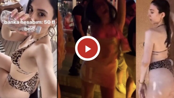 “50 TL PARAM VAR” DEDİ ULTRA LÜKS TATİL GÖRÜNTÜLERİNİ PAYLAŞTI