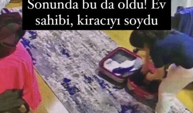 Ev sahibi, kiracısını soydu!