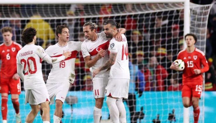 Deplasmanda Galler ile 1-1 berabere kalan Türkiye bir ilki gerçekleştirdi