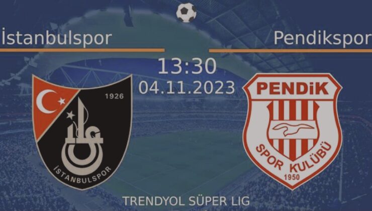 Esenyurt’ta derbi heyecanı: İstanbulspor – Pendikspor karşılaşması saat kaçta, hangi kanalda? Maçı canlı izle
