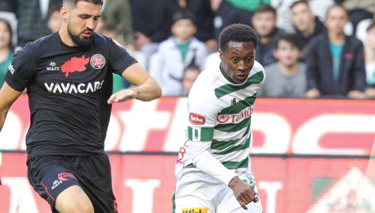 Konyaspor, 1 puanı son anda kurtardı