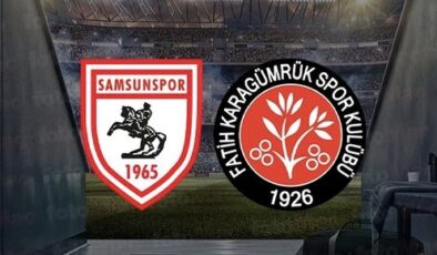 Günün maçı: Samsunspor – Fatih Karagümrük karşılaşması saat kaçta, hangi kanalda? Maçı canlı izle
