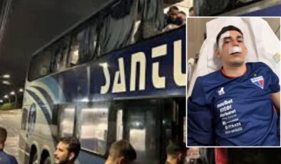 Futbol takım otobüsüne bombalı saldırı: 6 futbolcu yaralandı