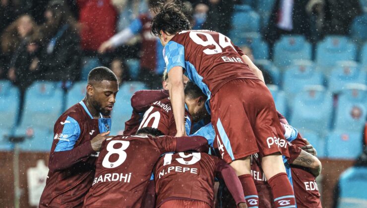 Trabzonspor, ikinci yarı yağmur gibi yağdı
