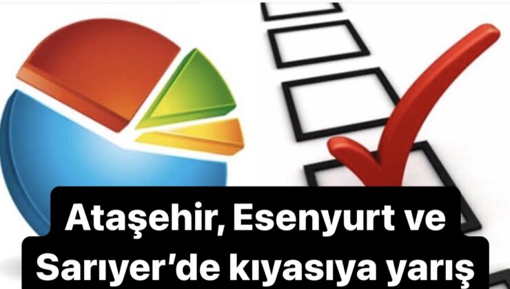 Ataşehir, Esenyurt ve Sarıyer’de hangi aday önde: ORC’nin saha araştırması?