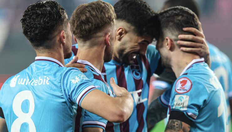 Gol düellosunun kazananı Trabzonspor oldu