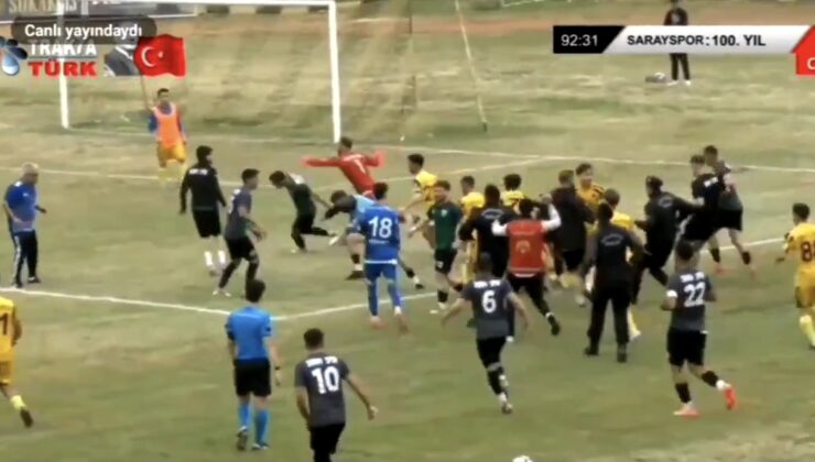 Tekme ve tokatlar havada uçtu: Tam 16 kırmızı kart çıktı