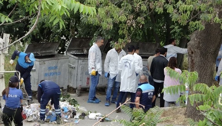 Pendik’te çöp konteynerinde parçalanmış ceset bulundu