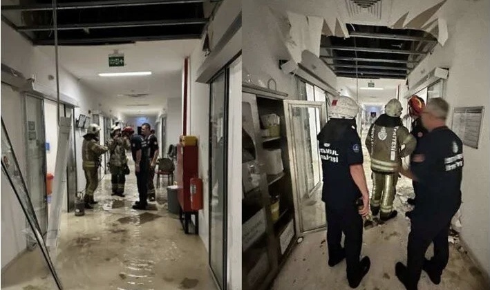 Hastanenin tavanı çöktü: 1 bebek hayatını kaybetti
