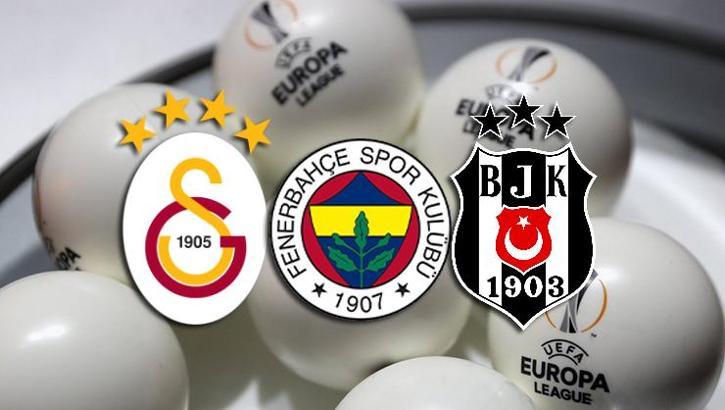 Takımlarımıza dişli rakipler çıktı: İşte Fenerbahçe, Galatasaray ve Beşiktaş’ın rakipleri