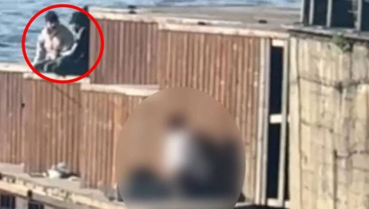 İzmir’den sonra bir skandal görüntüde Zonguldak’ta meydana geldi: Halka açık plajda kimseye aldırmadan cinsel ilişkiye girdiler