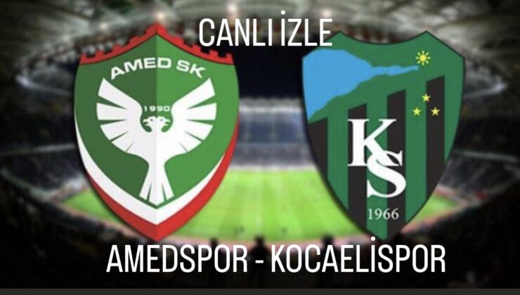 Amedspor ilk, Kocaelispor liderlik peşinde: Amedspor – Kocaelispor karşılaşması saat kaçta, hangi kanalda? Maçı canlı izle