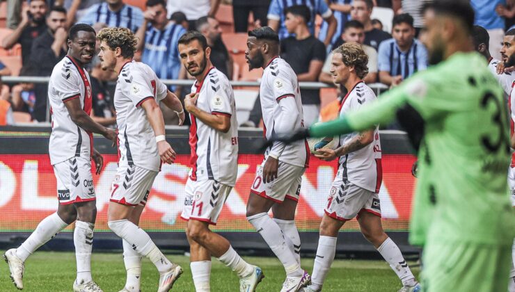 Adana Demirspor’u farklı geçen transfer yasaklı Samsunspor, tarih yazıyor