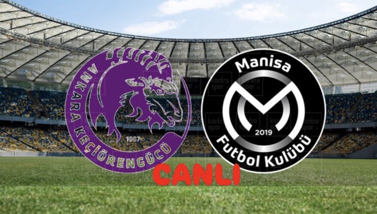 Ankara’da çekişmeli mücadele: Keçiörengücü – Manisa FK karşılaşması saat kaçta, hangi kanaldan yayınlayacak? Maçı canlı izle