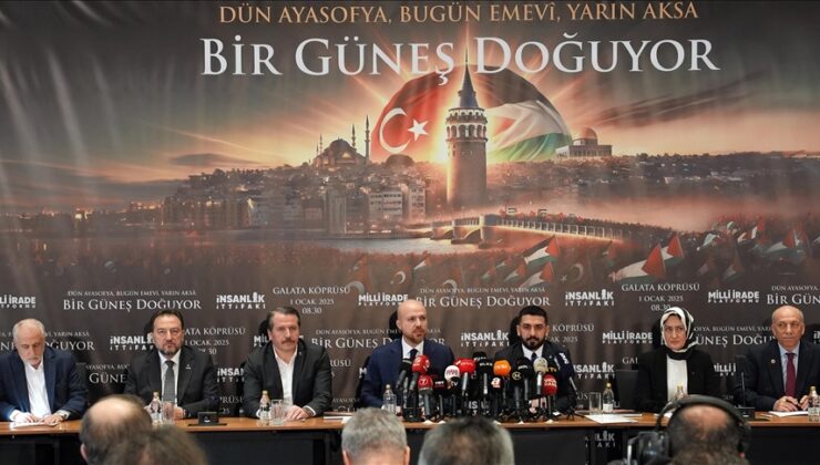 Yüzbinler 1 Ocak Çarşamba günü sabah namazın sonrası Galata Köprüsü’nde katliama “dur” diyecek