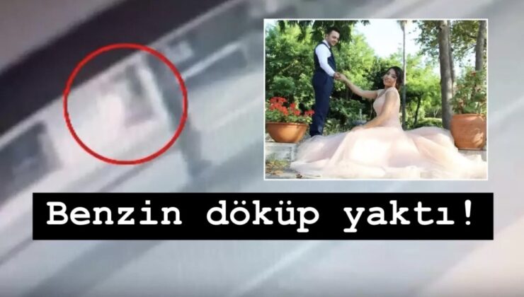 Boşandığını eşini benzin döküp yaktı!