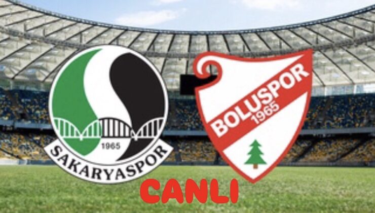 Sakaryaspor can derdinde: Sakaryaspor – Boluspor karşılaşması saat kaçta, hangi kanalda yayınlanacak? Maçı canlı izle
