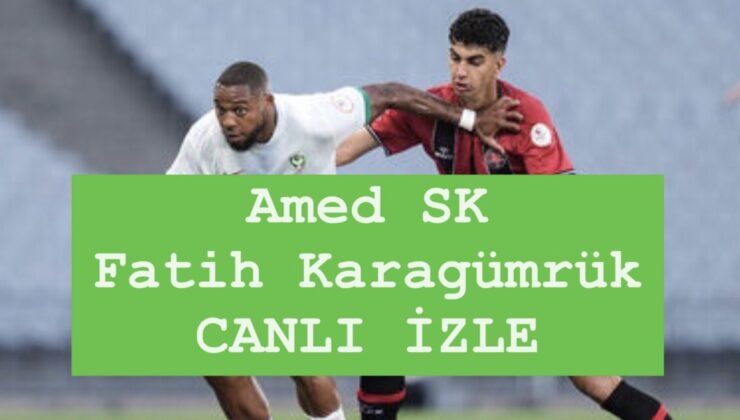 Diyarbakır’da kritik maç: Amed SK – Fatih Karagümrük karşılaşması saat kaçta, hangi kanalda yayınlanacak? Maçı canlı izle