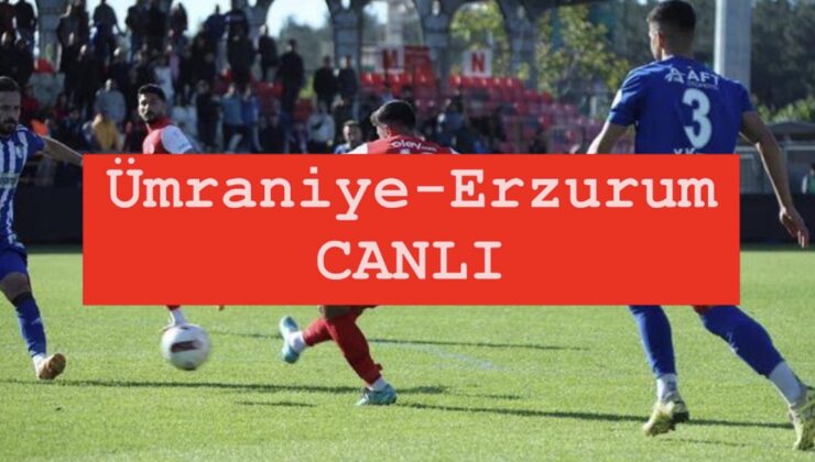 TFF 1. Lig 18. hafta: Ümraniyespor – Erzurumspor FK karşılaşması saat kaçta, hangi kanalda yayınlanacak? Maçı canlı izle